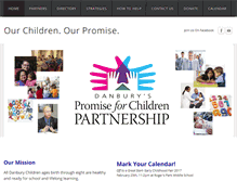 Tablet Screenshot of danburypromiseforchildren.org